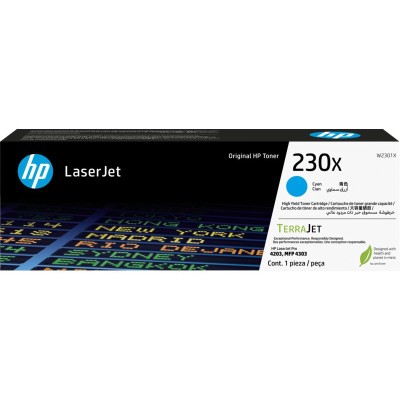 Tóner HP 230X - Cian - LaserJet - Original (W2301X) - W2301X
