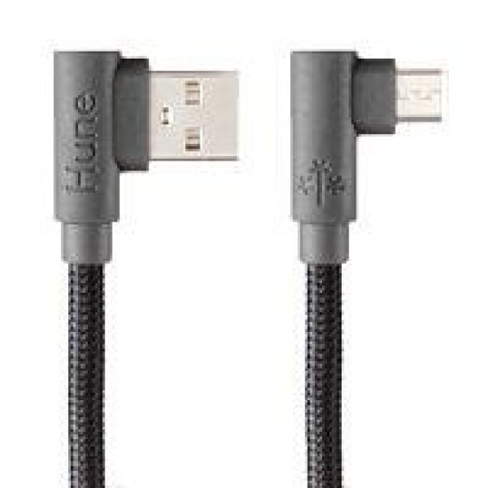 Cable USB Hune Hiedra - USB 2.0 a Micro USB - 1.2m - Gris - AT-ACC-CA-316ROC