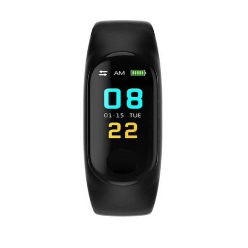 Smartband Hyundai HTSB001BK - Monitor de Frecuencia Cardíaca - Pantalla 0.96 pulgadas - Bluetooth 5.0 - Negro Smartband Hyundai HTSB001BK - Monitor de Frecuencia Cardíaca - Pantalla 0.96 pulgadas - Bluetooth 5.0 - Negro