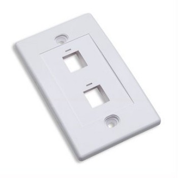 Tapa para Caja Intellinet - 2 Salidas - Blanco - 163293