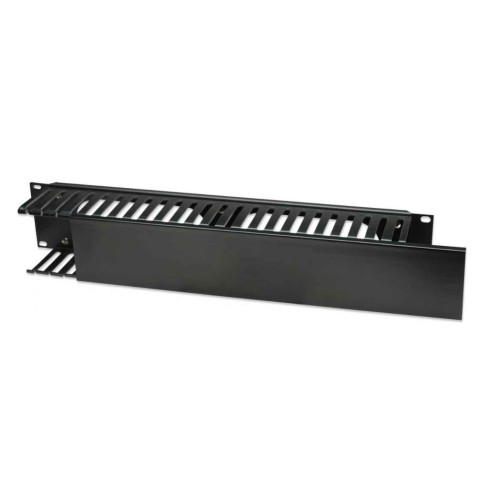 Organizador de Cables Intellinet 19 Pulgadas 2U Horizontal Modelo 168458