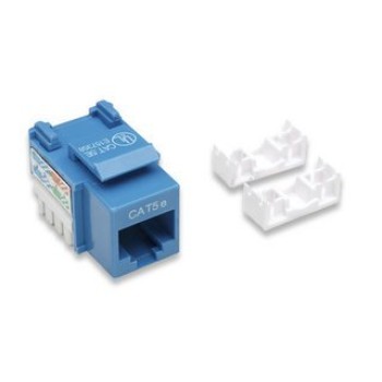 Jack Intellinet - Cat5e - RJ-45 - Azul - 210546
