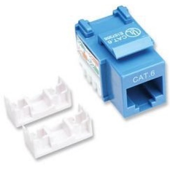 Jack Intellinet - Cat6 - RJ-45 - Azul - 210737