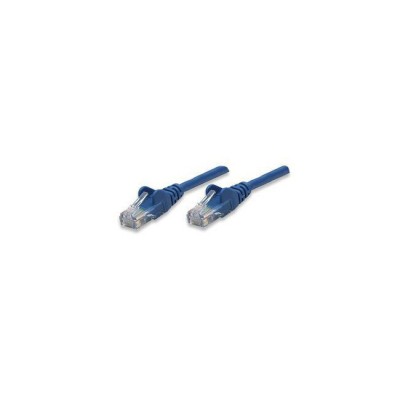 Cable de Red Intellinet - Cat5e - RJ-45 - 45cm - Azul - 318129