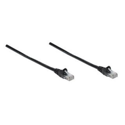 Cable de Red Intellinet - Cat5e - RJ-45 - 50cm - Negro - 318143