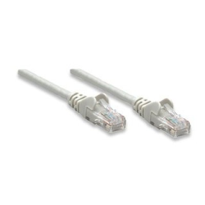 Cable de Red Intellinet - Cat5e - RJ-45 - 1M - Gris - 318921