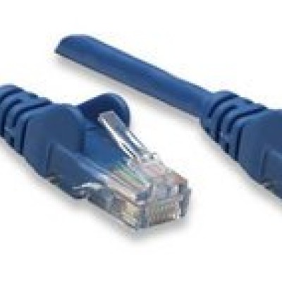 Cable de Red Intellinet - Cat5e - RJ-45 - 1M - Azul - 318938