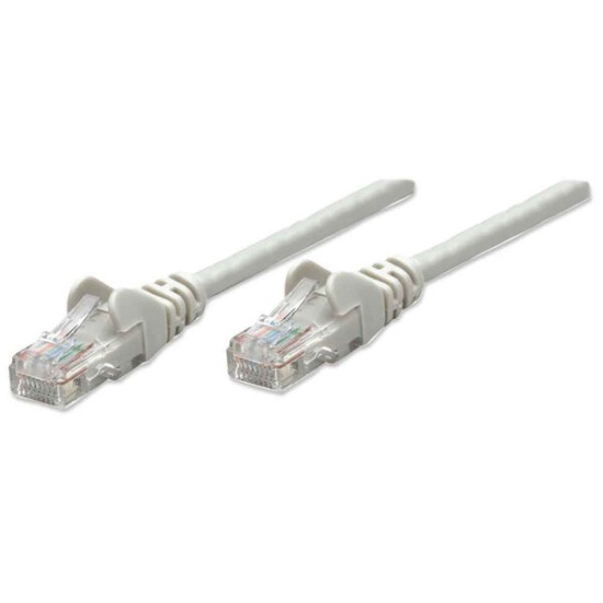 Cable de Red Intellinet - Cat5e - RJ-45 - 3M - Gris - 319768