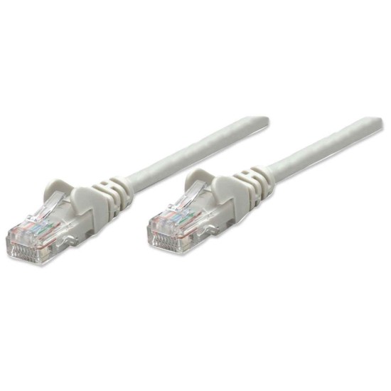 Cable de Red Intellinet - Cat5e - RJ-45 - 30M - Gris - 320627