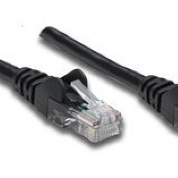 Cable de Red Intellinet Cat5e RJ-45 7.5m Negro Modelo 320788