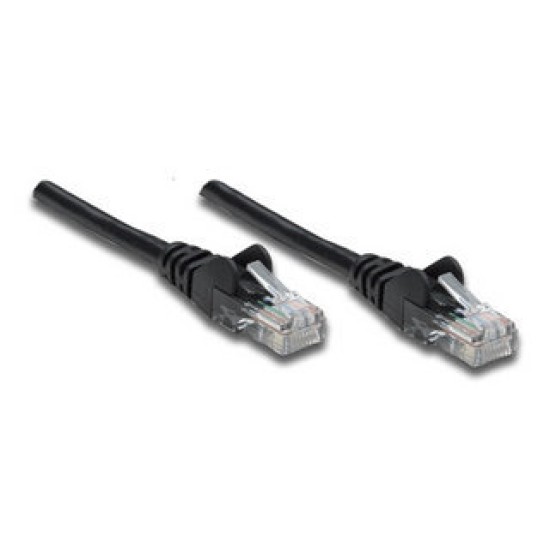 Cable de Red Intellinet - Cat5e - RJ-45 - 7.6M - Negro - 320788