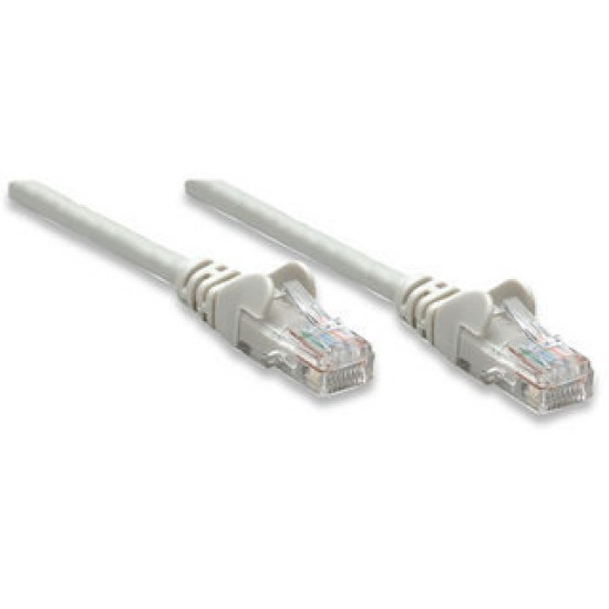 Cable de Red Intellinet - Cat6 - RJ-45 - 5M - Gris - 336765