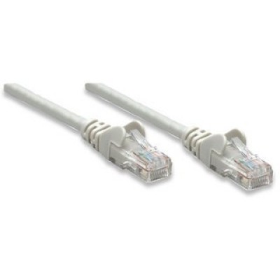 Cable de Red Intellinet - Cat6 - RJ-45 - 1M - Gris - 340373