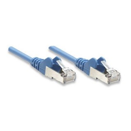 Cable de Red Intellinet - Cat6 - RJ-45 - 1M - Azul - 342575
