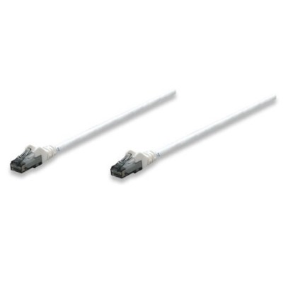 Cable de Red Intellinet - Cat6 - RJ-45 - 15cm - Blanco - 347372