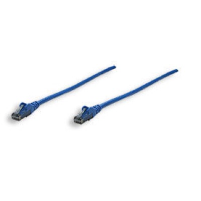 Cable de Red Intellinet - Cat6 - RJ-45 - 15cm - Azul - 347433