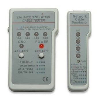 Probador de Cables Intellinet - RJ-11 - RJ-45 - 351898