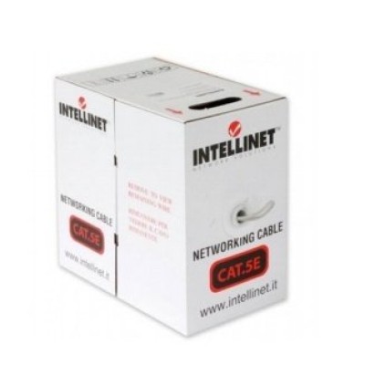 Bobina Intellinet - Cat5e - 305M - 24 AWG - Gris - 362320
