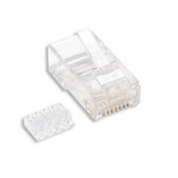 Plug Intellinet - Cat6 - RJ-45 - Transparente - 100 Piezas - 503006