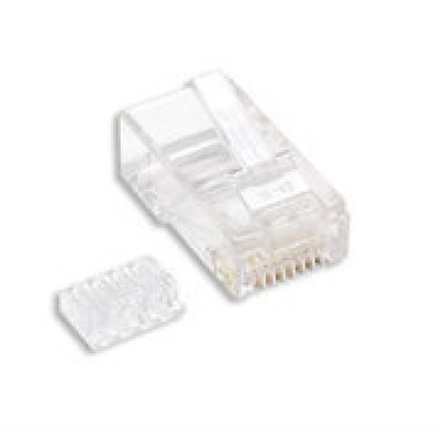 Plug Intellinet - Cat6 - RJ-45 - Transparente - 100 Piezas - 503006