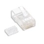 Plug Intellinet - Cat6 - RJ-45 - Transparente - 100 Piezas - 503006