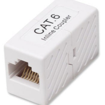 Cople RJ-45 Hembra Intellinet Blanco Cat 6 Modelo 504751