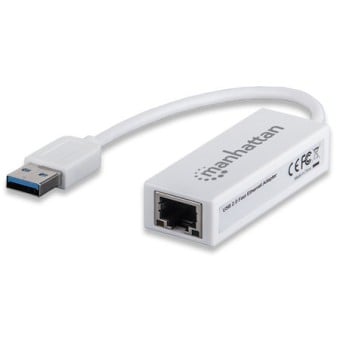 Adaptador de Red Manhattan USB 2.0 a Ethernet RJ45 - 506731 Adaptador de Red Manhattan USB 2.0 a Ethernet RJ45 - 506731