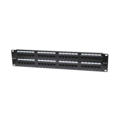 Panel de Parcheo Intellinet Cat5e 48 Puertos para Redes Gigabit Ethernet Modelo 513579 Panel de Parcheo Intellinet Cat5e 48 Puertos para Redes Gigabit Ethernet Modelo 513579