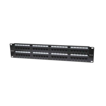 Panel de Parcheo Intellinet Cat5e 48 Puertos para Redes Gigabit Ethernet Modelo 513579
