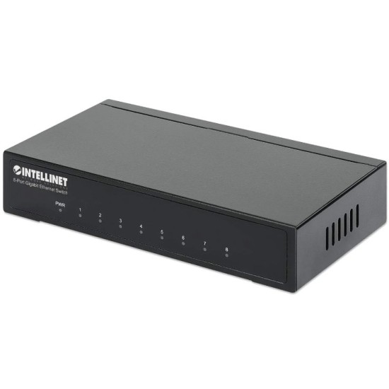 Switch Intellinet 530347 - 8 Puertos - Gigabit - No Gestionado - 530347