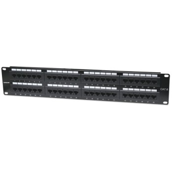 Panel de Parcheo Intellinet - Cat6 - 48 Puertos - 560283