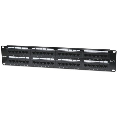 Panel de Parcheo Intellinet - Cat6 - 48 Puertos - 560283