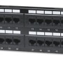 Panel de Parcheo Intellinet - Cat6 - 48 Puertos - 560283