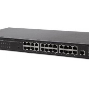 Switch de Red Intellinet 24 Puertos Gigabit Gestionado con 2 SFP Modelo 560917 Switch de Red Intellinet 24 Puertos Gigabit Gestionado con 2 SFP Modelo 560917