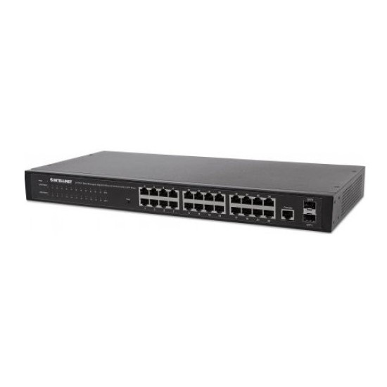 Switch Intellinet 560917 - 24 Puertos - Gigabit - 2 SFP - Gestionado - 560917