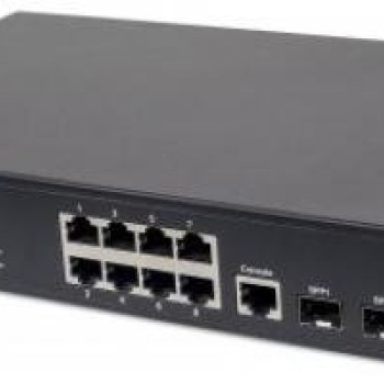 Switch de Red Intellinet 8 Puertos Gigabit con 2 SFP Administrable Modelo 561167