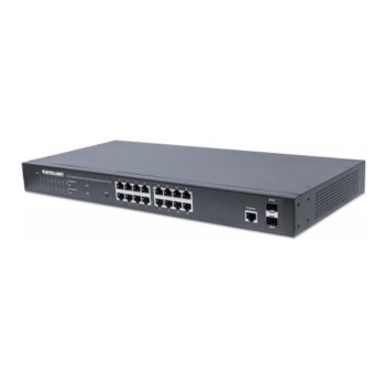 Switch Intellinet 561341 - 16 Puertos - Gigabit - 2 SFP - Administrable - 561341