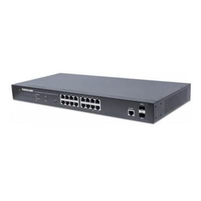 Switch Intellinet 561341 - 16 Puertos - Gigabit - 2 SFP - Administrable - 561341