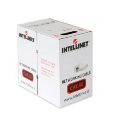 Bobina Intellinet - Cat5e - 305M - 23 AWG - Gris - 704823