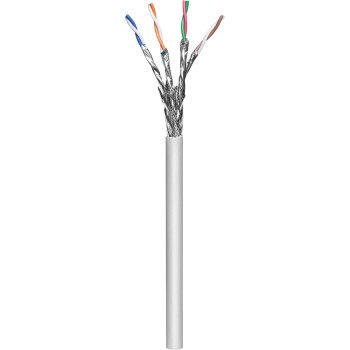 Bobina Intellinet 705066 - Cat6a - 305m - UTP - S/FTP - 500 MHz - 23 AWG - Gris - 705066