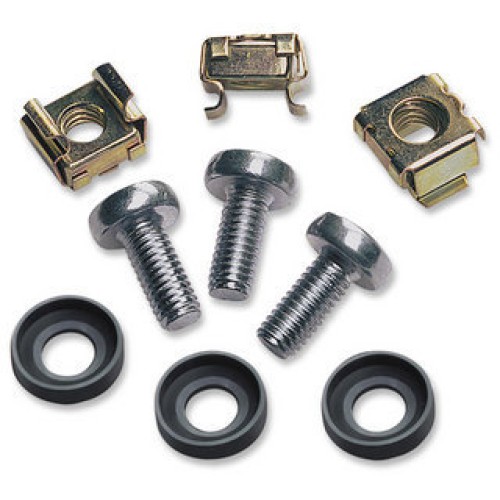 Kit de 50 Tornillos y Tuercas Enjauladas M6 Intellinet - Modelo 711081