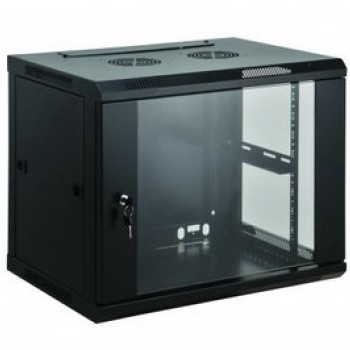 Gabinete de Pared Intellinet 19 Pulgadas 6U Negro Modelo 711715