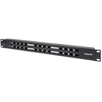 Panel de Parcheo Intellinet - Cat5e - 12 Puertos - 720342