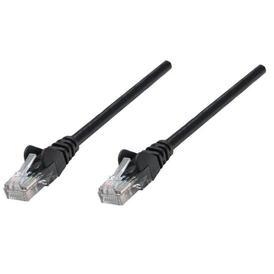 Cable de Red Intellinet - Cat6a - RJ-45 - 90cm - Negro - 741521