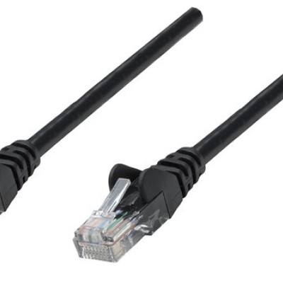 Cable de Red Intellinet - Cat6a - RJ-45 - 7.6M - Negro - 741569