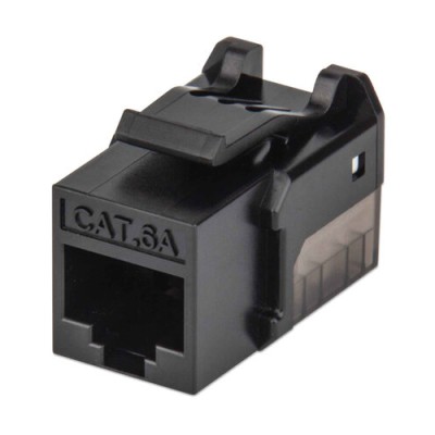 Jack Intellinet - Cat6a - RJ-45 - Negro - 772327