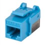 Jack Intellinet - Cat6a - RJ-45 - Azul con Negro - 772334