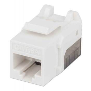 Jack de Red Intellinet Cat6a RJ-45 Blanco Modelo 772358
