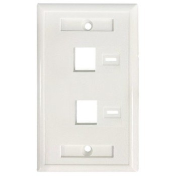 Tapa Intellinet 772396 - 2 Puertos - Blanco - 772396