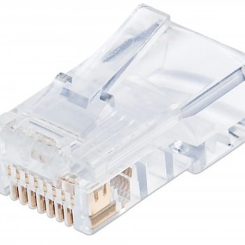 Conector RJ-45 Intellinet Cat5e Transparente - 100 Piezas - Modelo 790512
